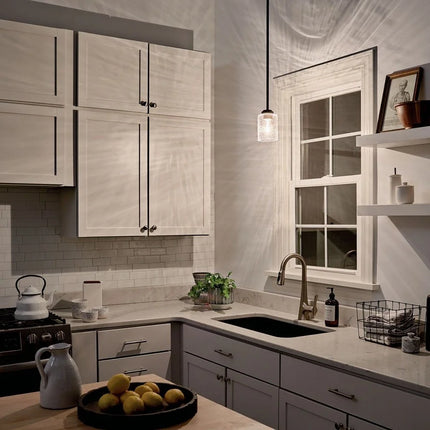 44032Nbr- Lighting-Winslow - 1 Light Mini Pendant - 7 Inches Tall by 4.25 Inches Wide-Natural Brass Finish