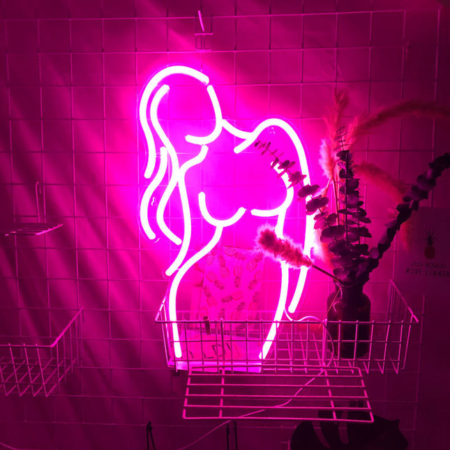Acrylic Lady LED Neon Sign
