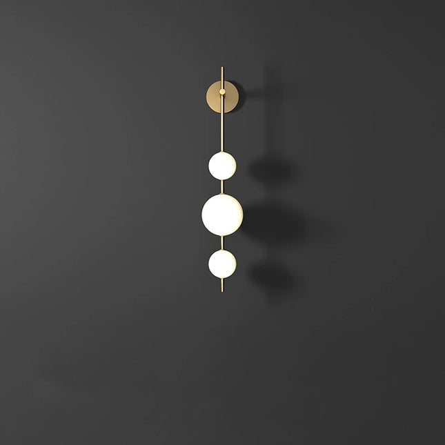 Vertical Globle Wall Lamp Sconce Light for Living Room Bedroom