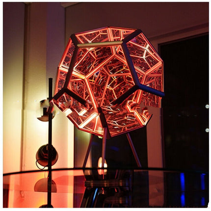 Night Light Creative And Cool Infinite Dodecahedron Color Table Lamp