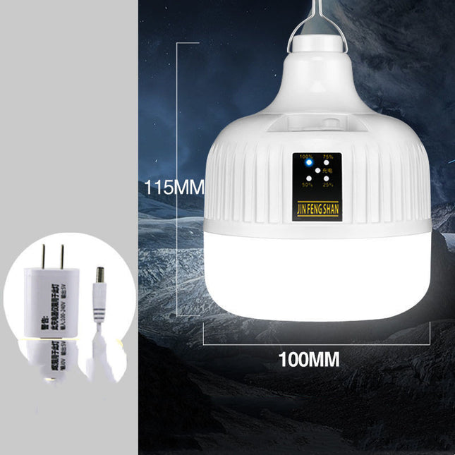 Super Bright Rechargeable Light Bulbs Night Market Stall Household Emergency