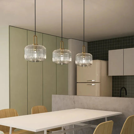 Glass Pendant Light Japanese Pendant Lamp Design Deco Nordic Led Hanging Light Fixtures Bedroom Modern Luminaire Suspension Lamp