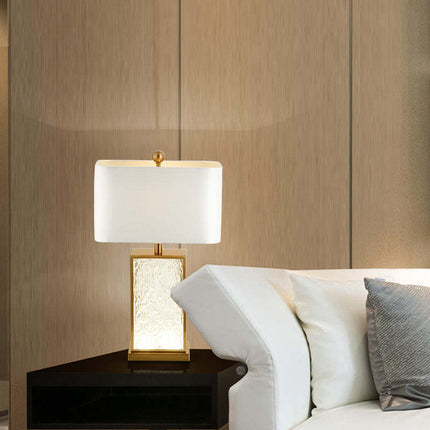 Bedroom Bedside Lamp Crystal Glass Artistic Lamp