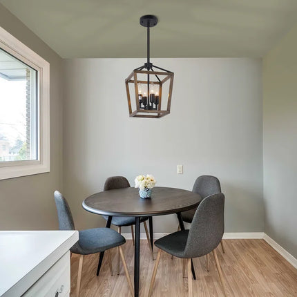 Jaisyn 4-Light Lantern Pendant Light Fixtures