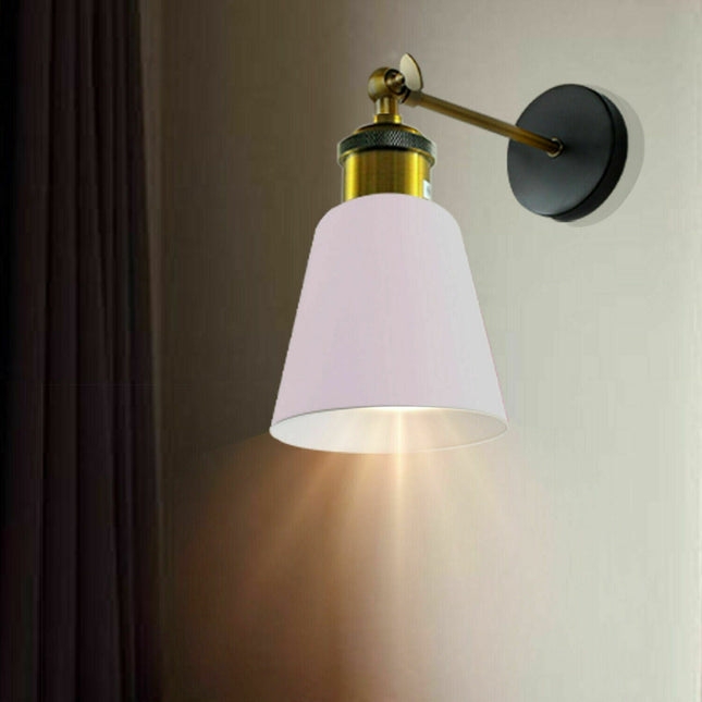 Industrial Vintage Modern  Single White Wall Sconce Lamp~3733