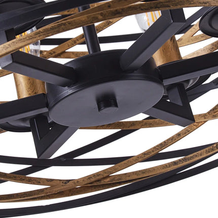 Ameal 6-Light 19.68 Inch Oversize Unique Design Adjustable Pendant Light