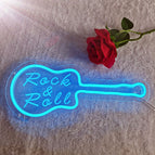 Ice blue guitar