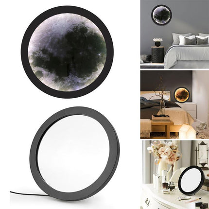 New Moon Mirror Moon Light New Strange Net Red Gift Creative Bedroom Decoration Light Led Night Light Makeup Mirror