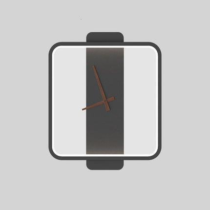 Modern Clock Wall Sconce