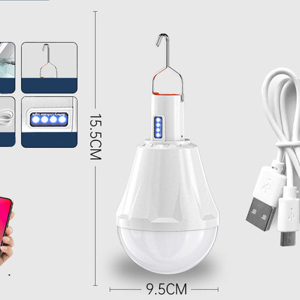 Rechargeable Bulbs Home Outdoor Super Bright Lighting Night Market