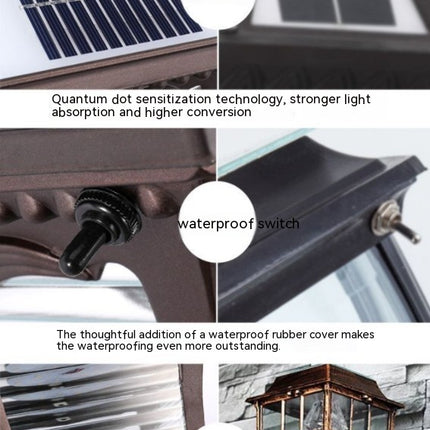 Outdoor Solar Wall Lamp