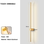 Warm White / Touch Gold 80cm