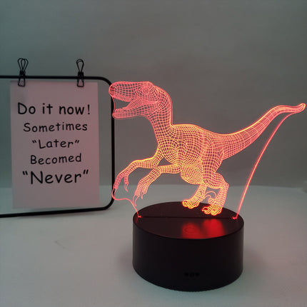 Remote Control Dinosaur Night Lamp