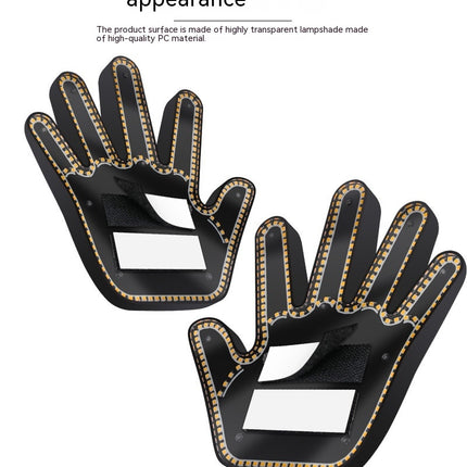 Car Gesture Light Finger Lights Car Multifunction Prompt Warning Light home decor