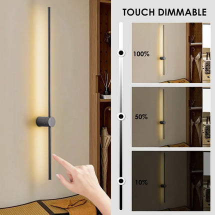 360° Rotatable Touch Dimmable LED Wall Lamps for Corridor Stairs Brightness Adjustable Touch Switch LED Wall Lights Wall Sconce