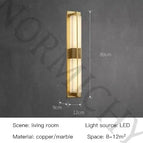 White light / Gold H80cm