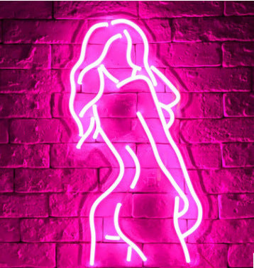 Acrylic Lady LED Neon Sign