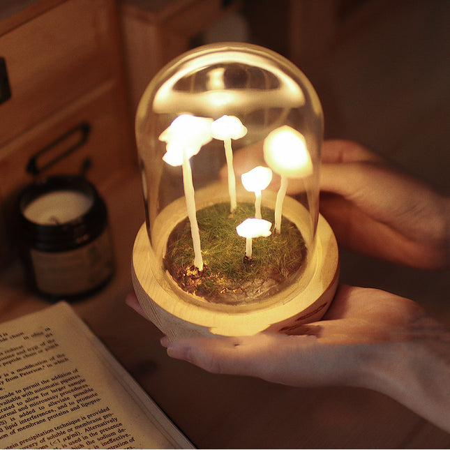 Original Cute Retro Mushroom Night Light Diy Material Package Decoration Birthday Gift