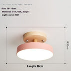 Pink 18CM / Tricolor Light