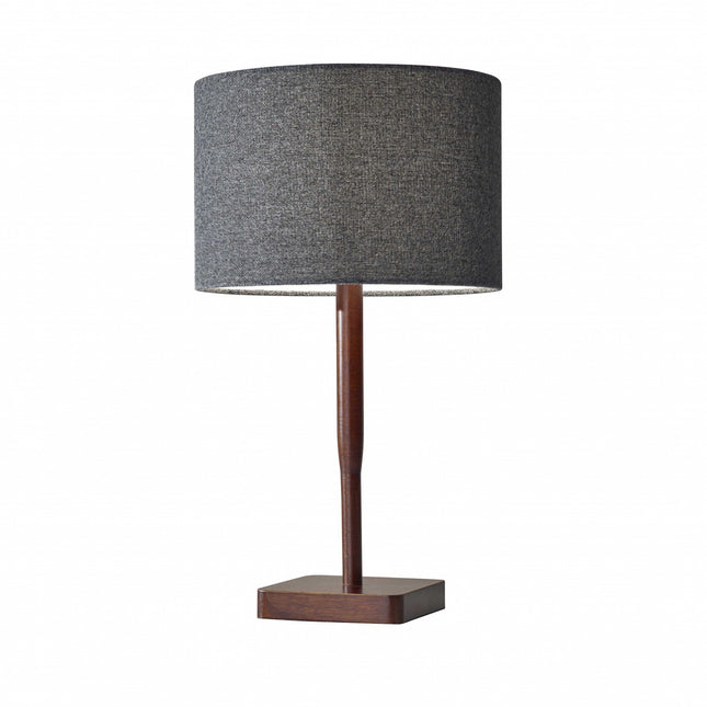 Cozy Cabin Natural Wood Table Lamp