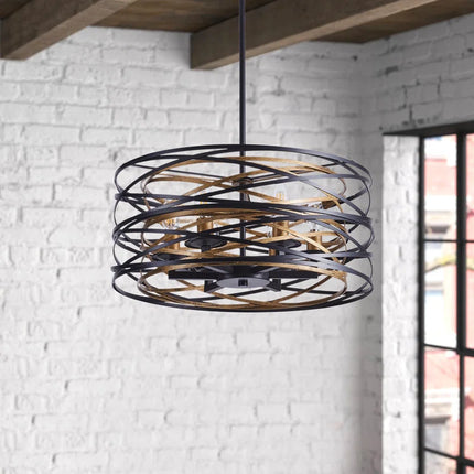 Ameal 6-Light 19.68 Inch Oversize Unique Design Adjustable Pendant Light