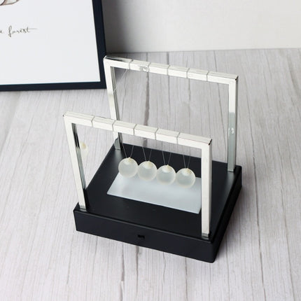 Newtons Cradle LED Light Up Kinetic Energy Home Office Science Toys Home Decor