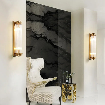 LED Crystal Wall Lights Wall Sconce Modern Minimalist Staircase Corridor Aisle Lighting Home Living Room Bedroom Bedside Lamps