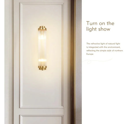 LED Crystal Wall Lights Wall Sconce Modern Minimalist Staircase Corridor Aisle Lighting Home Living Room Bedroom Bedside Lamps