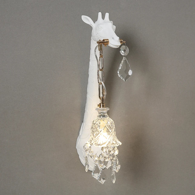 Giraffe Wall Lamp G9 Bulb Resin animal lamp crystal sconces wall light For Bedside Lighting Living Room hallway wall lights