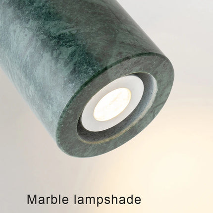 Marble LED Pendant Light Modern Nordic Light Luxury Pendant Lamp Indoor Lighting Home Decor for Living Room Bedroom Hotel