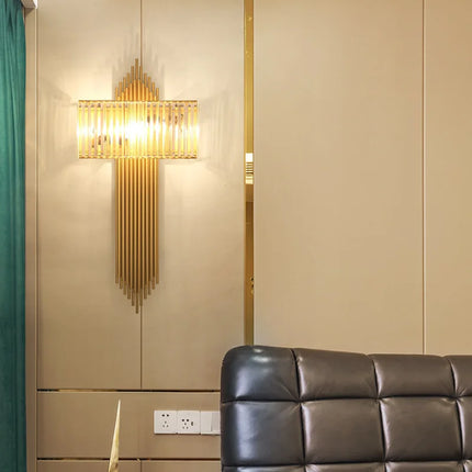 Crystal LED Wall Lamp Nordic Modern Gold Light Luxury Wall Light Indoor Lighting Room Decor Sconces For Living Room Bedroom
