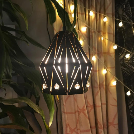 Farmhouse Pendant Light Rustic Swag Lights with Plug In