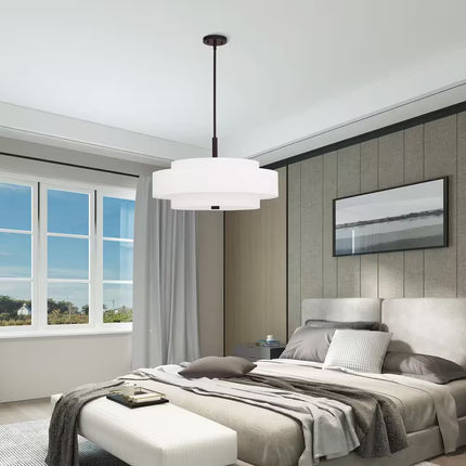 Meridian 5 Light Bronze Pendant