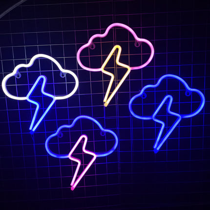 Lightning Neon Clouds