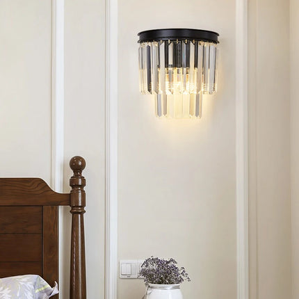 Hotel Bedroom Iron Decorative Sconce Surface Mounted Reading LED Lamp Indoor Modern Wall Light