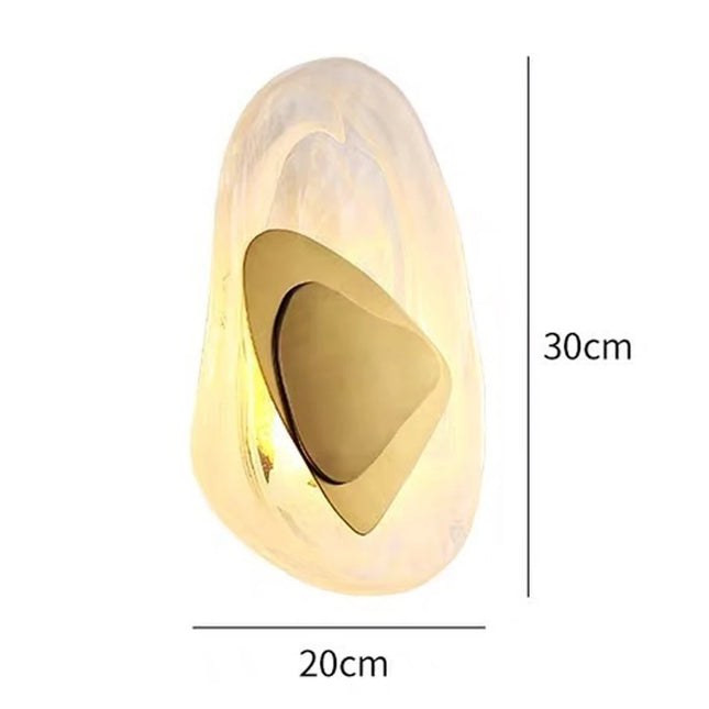 Nordic Crystal Led Wall Lamps Living Room Background Light Bedroom Bedside Bathroom Staircase Wall Sconces Indoor Lighting Decor