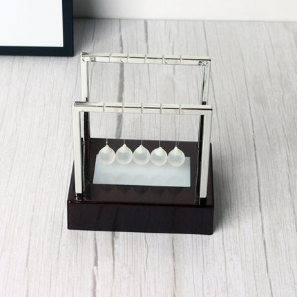 Newtons Cradle LED Light Up Kinetic Energy Home Office Science Toys Home Decor