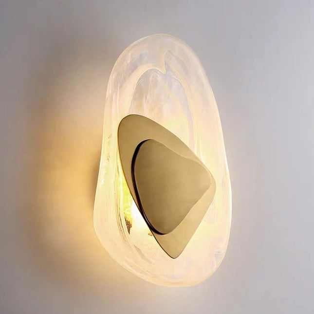 Nordic Crystal Led Wall Lamps Living Room Background Light Bedroom Bedside Bathroom Staircase Wall Sconces Indoor Lighting Decor