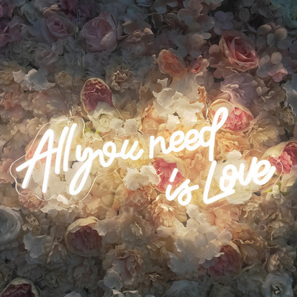 All You Need Is Love - LED Neon Sign