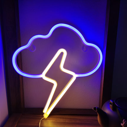 Lightning Neon Clouds