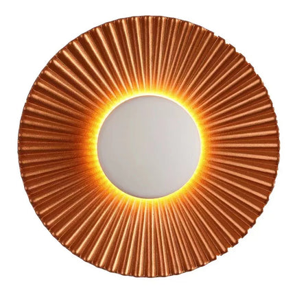 Creative Modern LED Wall Lamp Sconces Disc-shaped Metal Hotel Restaurant Bedroom Corridor Decoration Wall Lights Indoor Lighting