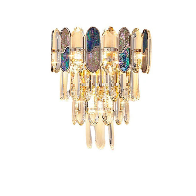 Crystal Wall Lamp For Living Room Modern Gold Wall Sconce Light For Bedroom Hallway Stair Wall Light Fixture Background Light
