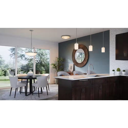 Eastport 3-Light Satin Nickel Bowl Contemporary Standard Pendant Light
