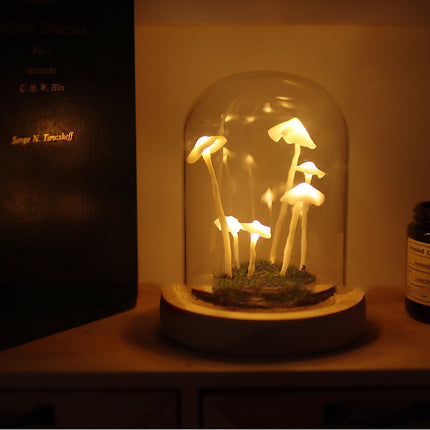 Original Cute Retro Mushroom Night Light Diy Material Package Decoration Birthday Gift
