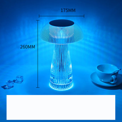 Creative Crystal Lamp Jellyfish Table Lamp Light Luxury Touch Decoration Home Decor
