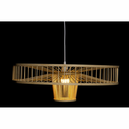 Ceiling Light DKD Home Decor Bamboo (70 x 70 x 22 cm)