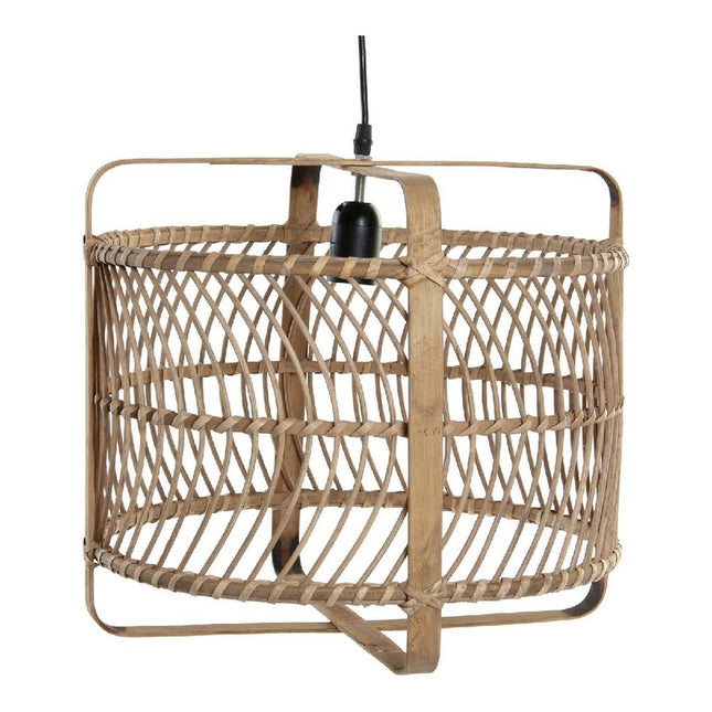 Ceiling Light DKD Home Decor Black Bamboo 220 V 50 W (39 x 39 x 35 cm)