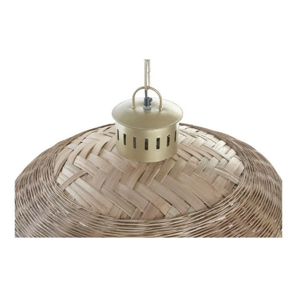 Ceiling Light DKD Home Decor Brown Multicolour Golden Metal wicker 50