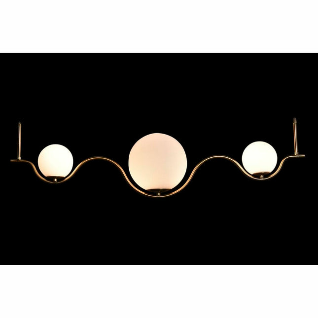 Ceiling Light DKD Home Decor Golden White 220W (100 x 20 x 25 cm)