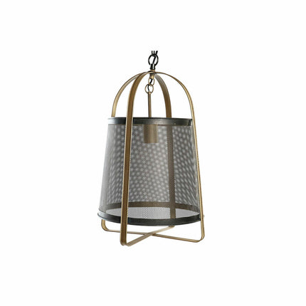 Ceiling Light DKD Home Decor Grey Multicolour Golden Metal 50 W 220 V